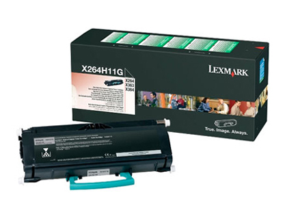 Toner laser original lexmark x264h11g 9000 p noir