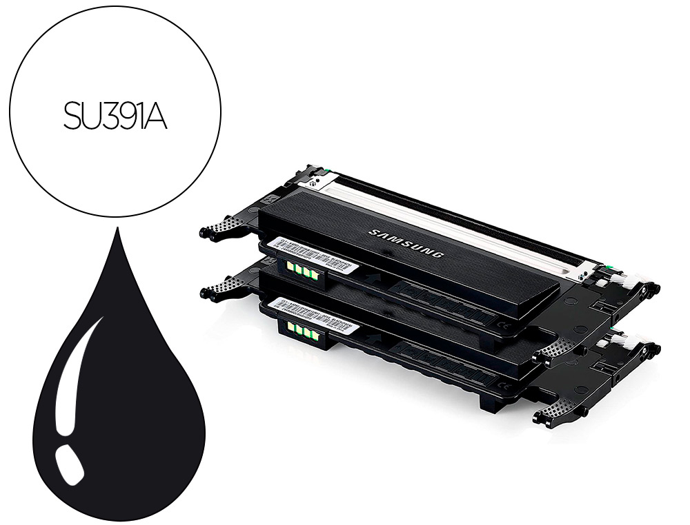 Toner laser original samsung clt-p4092b 3000 p noir pack de 2