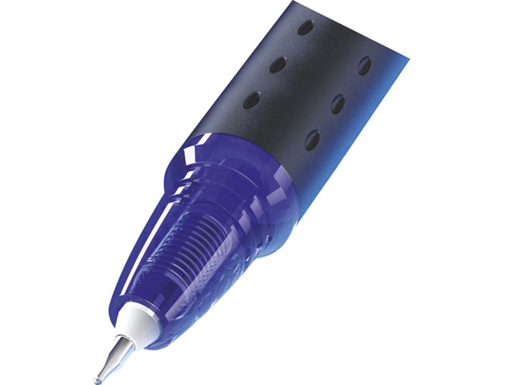 Roller pilot frixion point pointe aiguille 0.3mm encre effaçable grip préhension rechargeable gomme sertie bleu