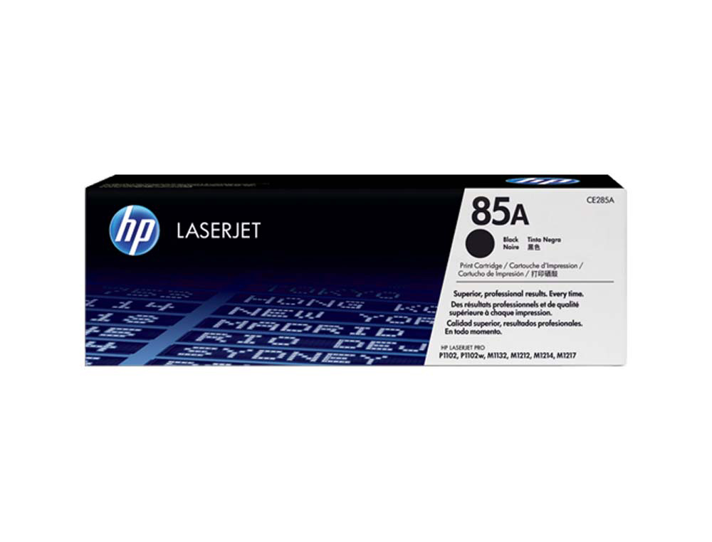 Toner laser original hp ce285a 1600 p noir