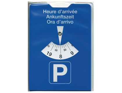 Disque stationnement européen