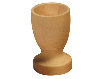 Coquetier en bois à décorer hauteur 7cm