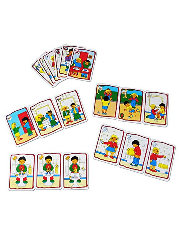 Jeu maxi saisons valisette contient 4 arbres plastiques 64x48cm 28 éléments velcros