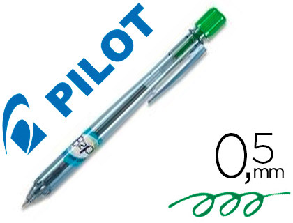 Stylo-bille pilot b2p moyen 0.5mm rétractable rechargeable corps translucide bleuté plastique recyclé couleur vert