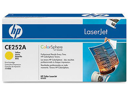 Toner laser original hp ce252a 7000 p jaune