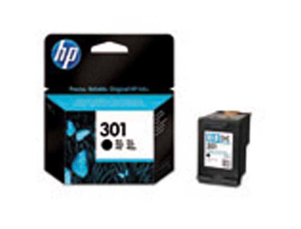 Cartouche d'encre original hp 301 190 p noir