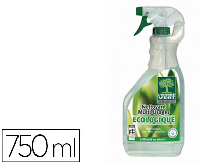 Nettoyant arbre vert multi surfaces parfum agrumes       ecologique spray 740ml