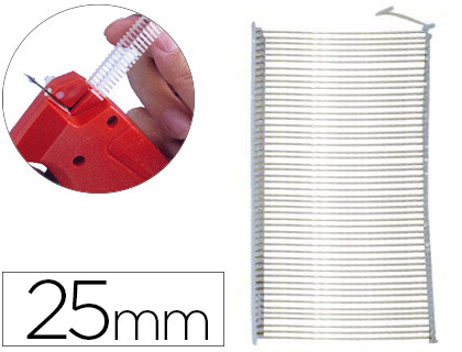 Attache textile apli agipa longueur 25 mm boîte 5000 unités