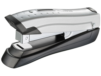 Agrafeuse maped expert 76.2x41x178mm half strip 45 feuilles agrafes 24/6 et 26/6 système anti-blocage coloris gris