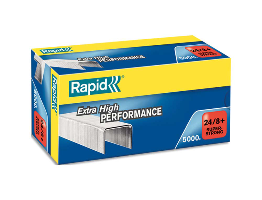 Agrafe rapid 24/8 super strong boîte 5000 unités