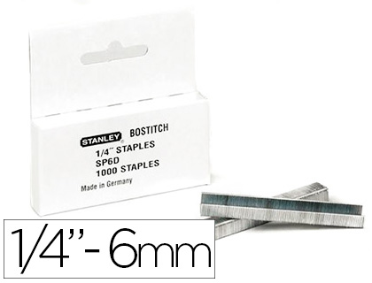Agrafe bostitch sp6 boîte 1000 unités