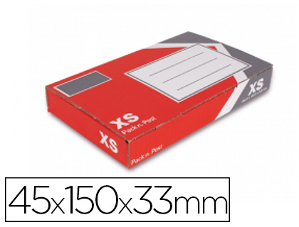 Boîte expédition postale gpv pack'n post 245x150x33mm taille xs emplacement précasé livrée plat