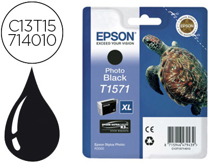 Cartouche d'encre original epson c13t15714010 noir