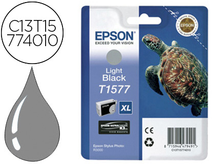 Cartouche d'encre original epson c13t15774010 gris