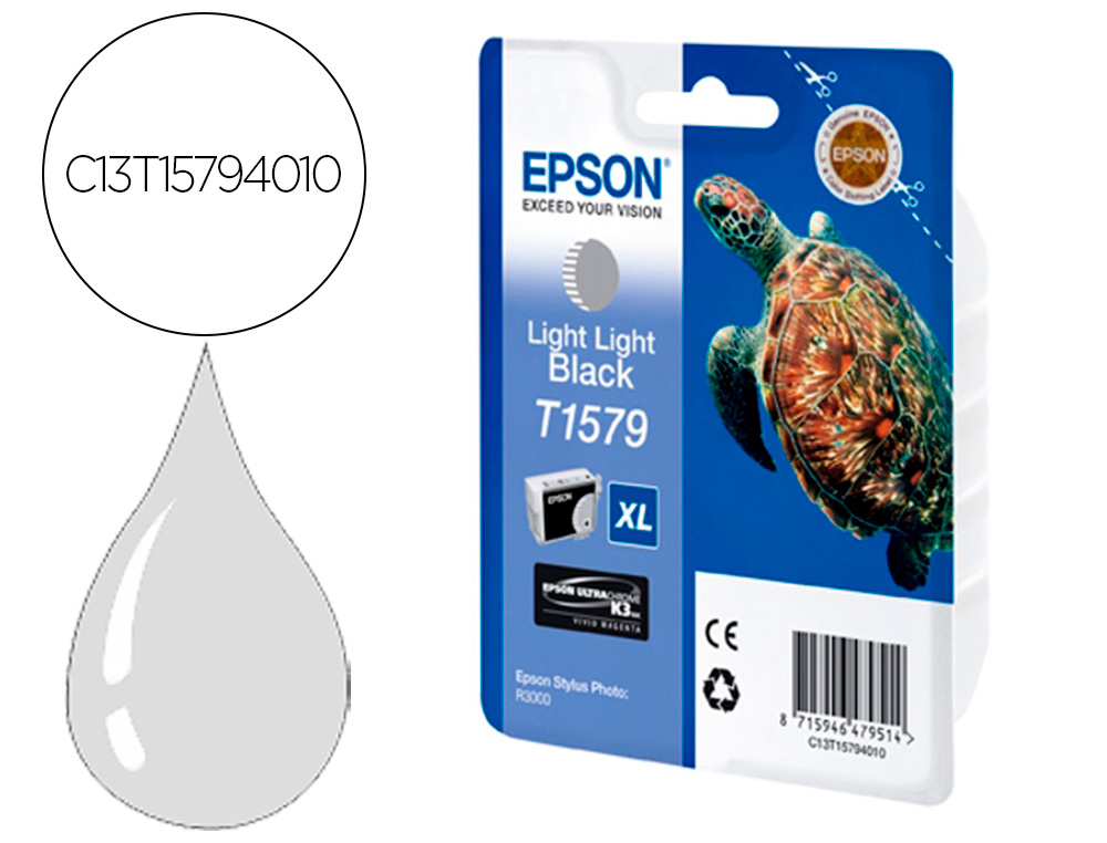 Cartouche d'encre original epson c13t15794010 gris