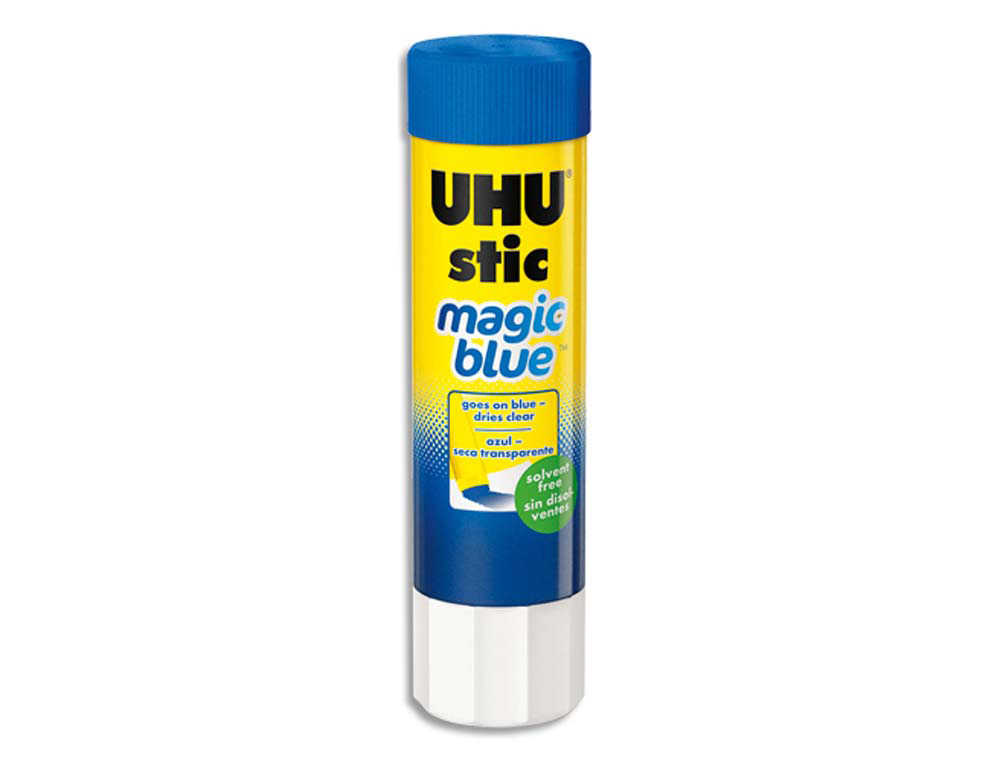 Colle blanche uhu stic magic papier carton couleur transparente après séchage bâton 8.2g