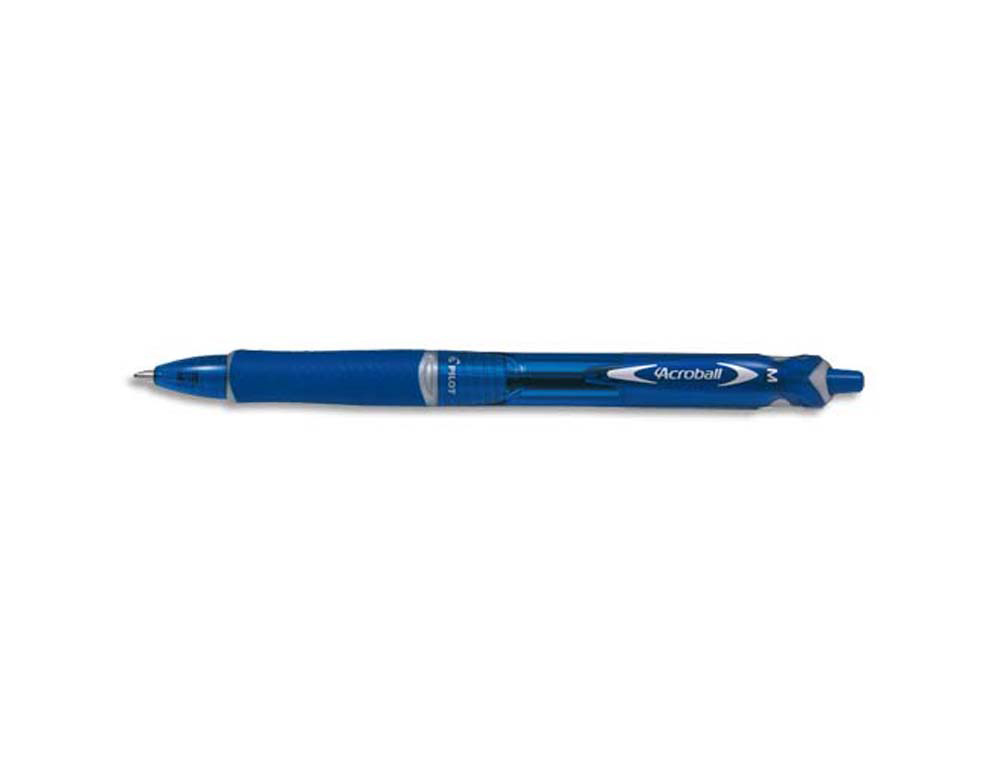 Stylo-bille pilot rt acroball begreen écriture moyenne 0.5mm rétractable glisse extrême corps couleur encre bleue
