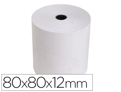 Bobine thermique exacompta sans bisphénol a 80x72mm mandrin 12mm