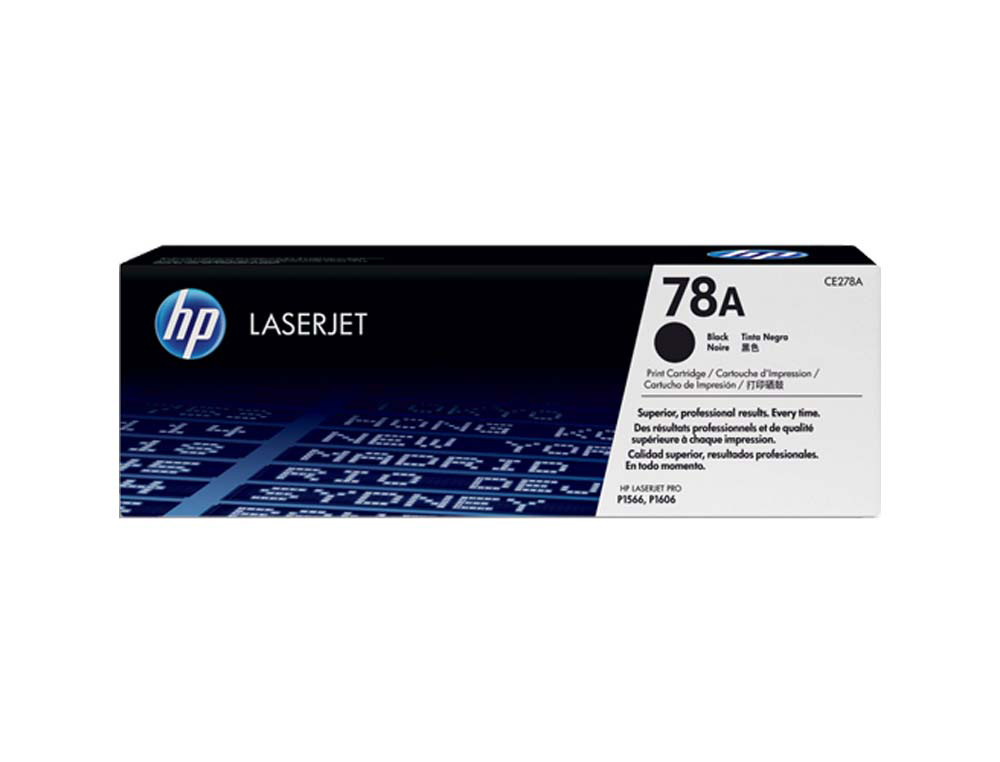 Toner laser original hp ce278a 2100 p noir