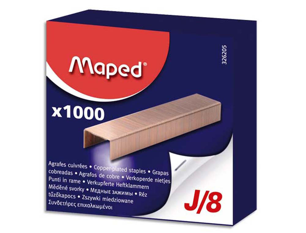 Agrafe rapid jacky 8 boîte 1000 unités