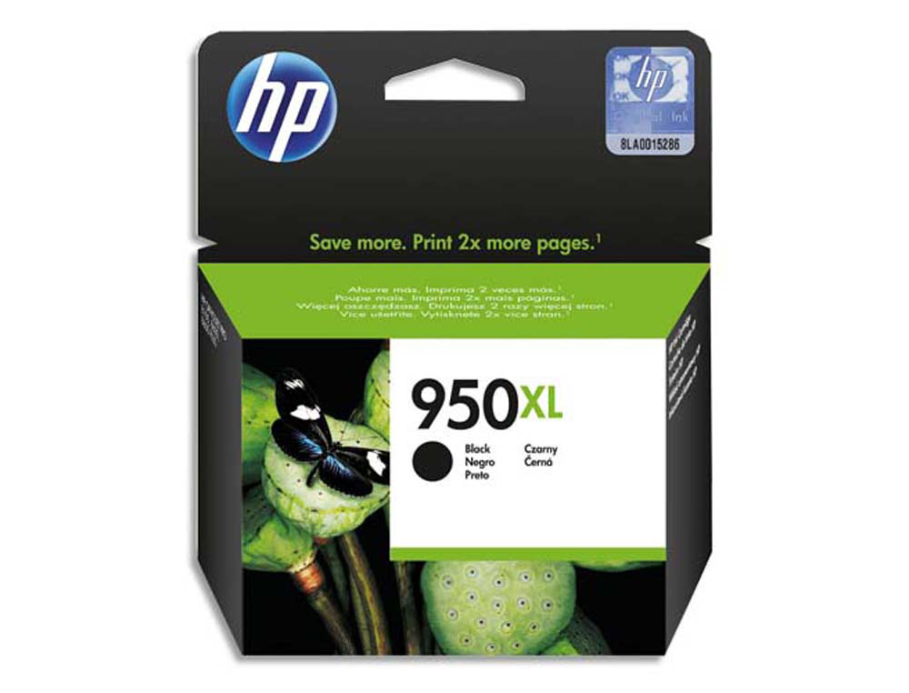 Cartouche d'encre original hp 950xl 2300 p noir