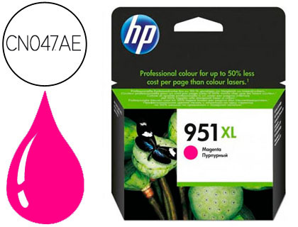 Cartouche d'encre original hp 951xl 1500 p magenta
