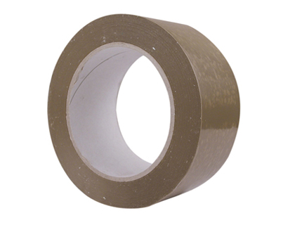 Ruban adhésif q-connect polypropylène 60 microns sans solvant recyclable silencieux 50mmx100m coloris havane