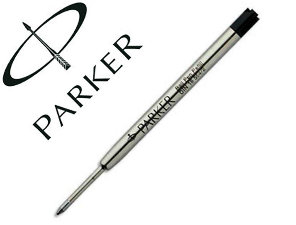 Recharge solveig stylo-bille type parker universelle métal largeur moyenne couleur noir