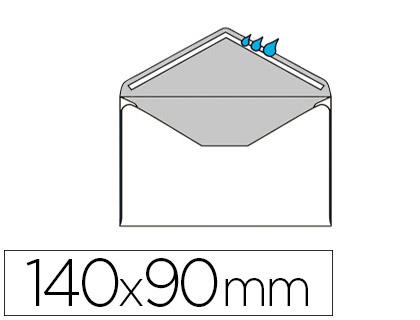 Enveloppe visite gpv saint louis papier vélin blanc 100g 90x140mm gommée coloris blanc coffret 100 unités