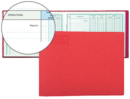 Registre exacompta position de compte 110x150mm 48 pages