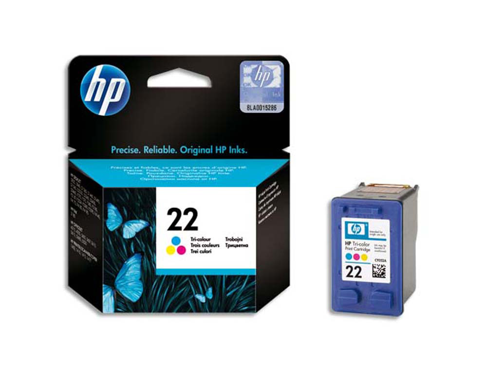 Cartouche d'encre original hp c9352ae 340 p cyan/magenta/jaune pack 3 couleur