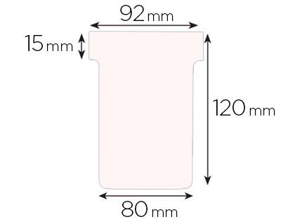 Fiche planning nobo indice 3 15x92x120x80mm coloris blanc étui 100 unités