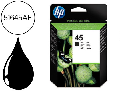Cartouche d'encre original hp 45 830 p noir
