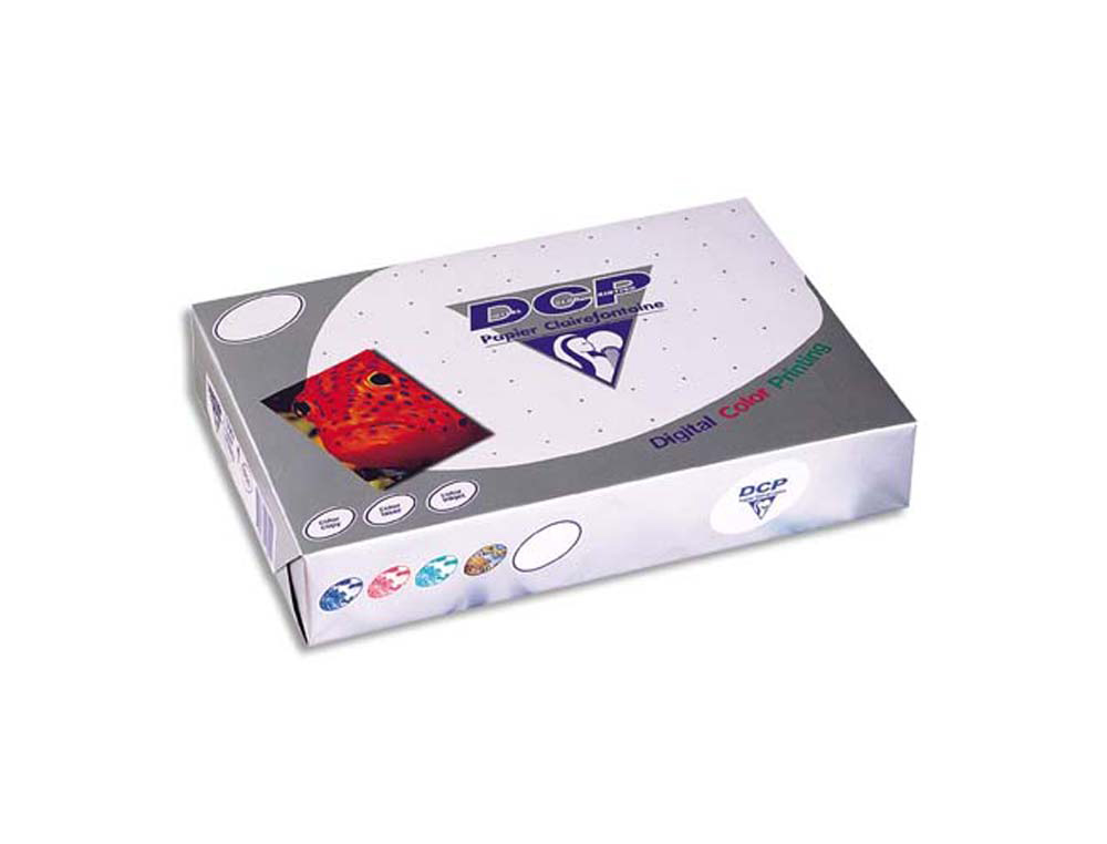 Papier clairefontaine multifonction laser couleur dcp a4 120g/m2 blanc satiné parfaite opacité 250 feuilles