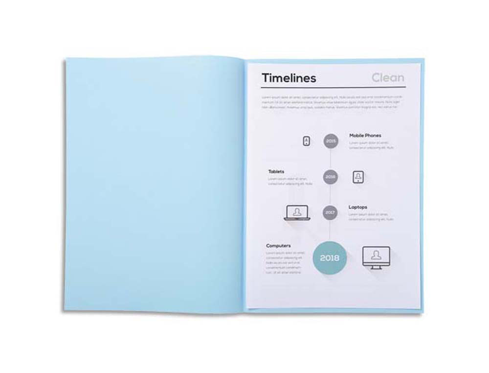 Sous-chemise exacompta super 220x310mm 60g coloris bleu clair pack 250 unités