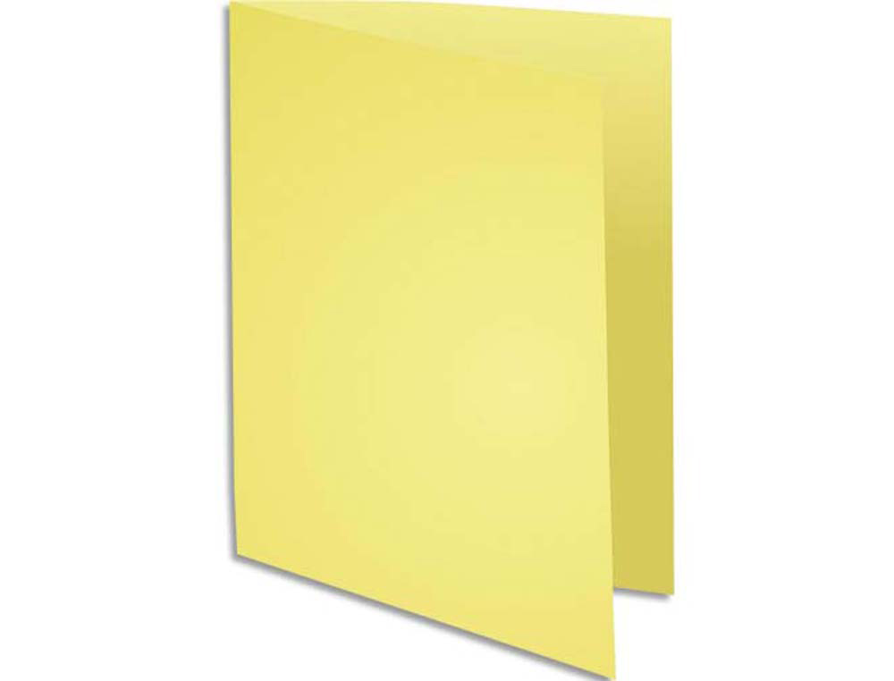 Chemise exacompta super carte 240x320mm 210g coloris jaune pack 100 unités