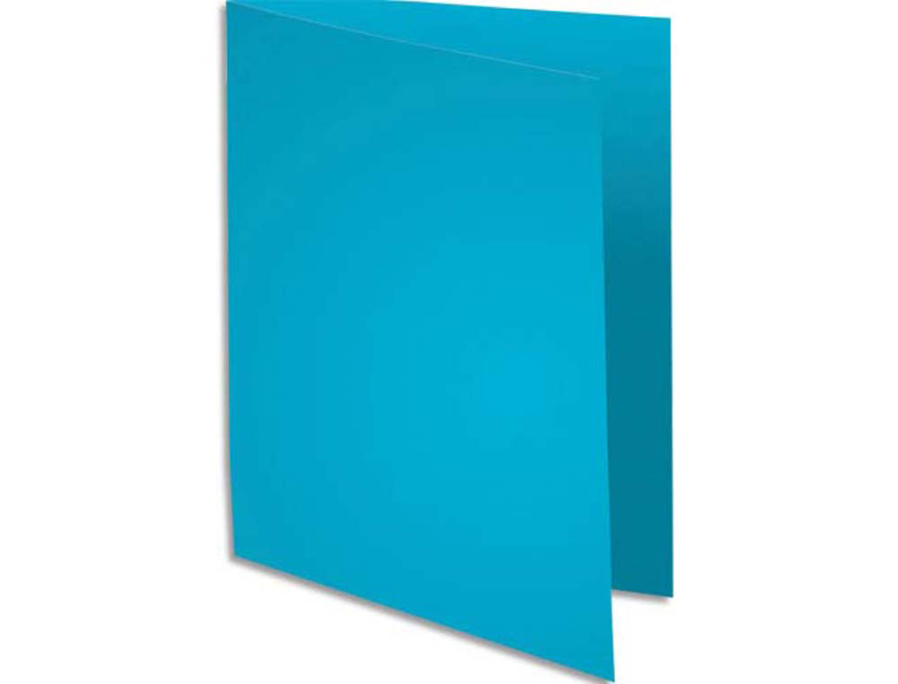 Chemise exacompta super carte 240x320mm 210g coloris bleu clair pack 100 unités