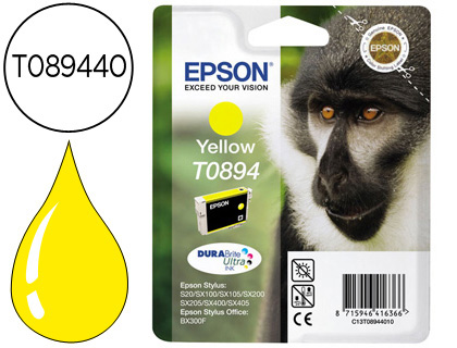 Cartouche d'encre original epson c13t08944011 265 p jaune