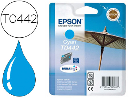 Cartouche d'encre original epson c13t04424010 450 p cyan