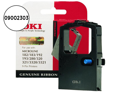 Ruban original oki 09002303 noir