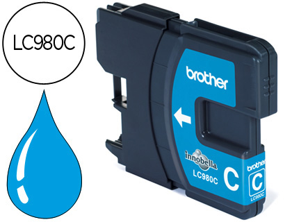 Cartouche d'encre original brother lc980c 260 p cyan