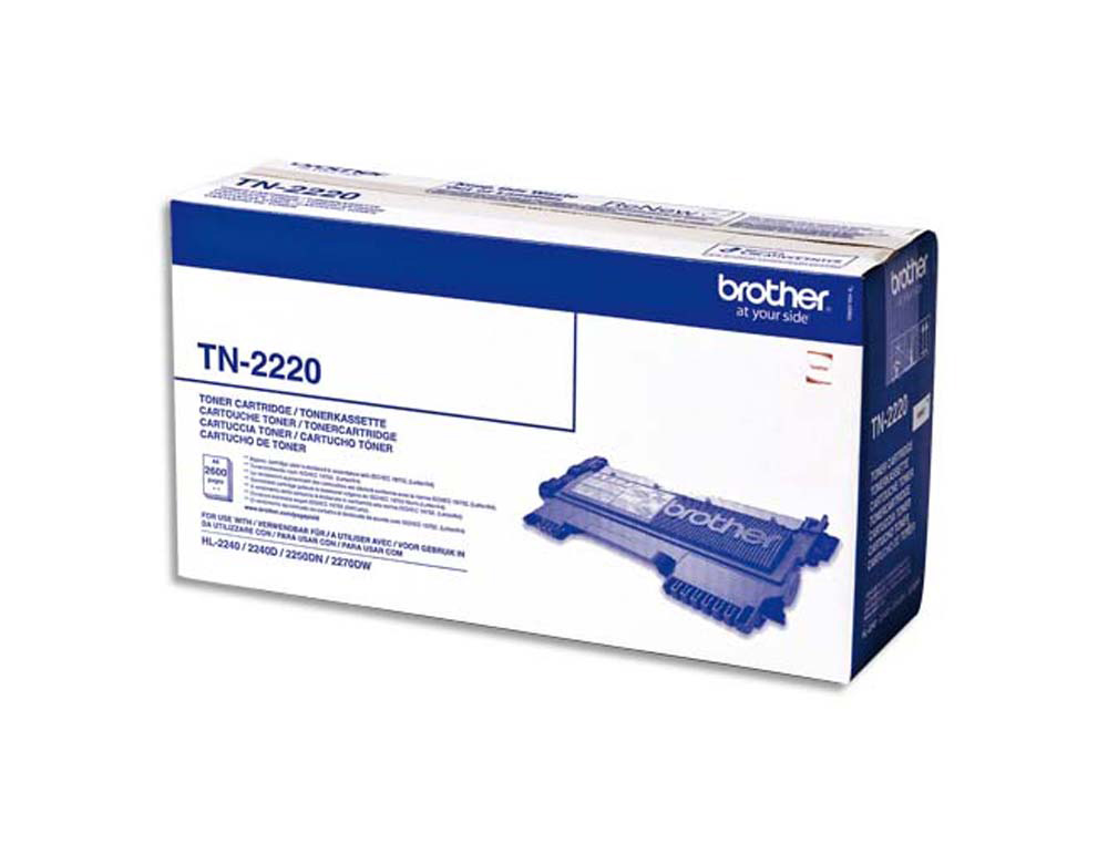 Toner laser original brother tn2220 2600 p noir