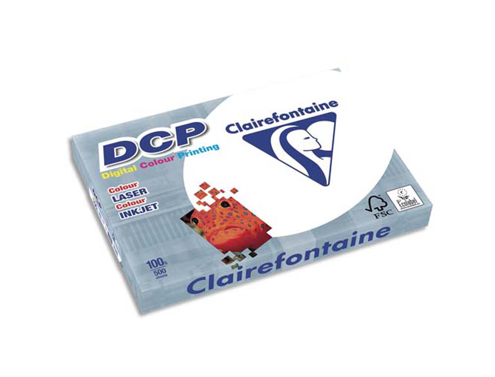 Papier clairefontaine multifonction laser couleur dcp a3 100g/m2 blanc satiné parfaite opacité 500 feuilles