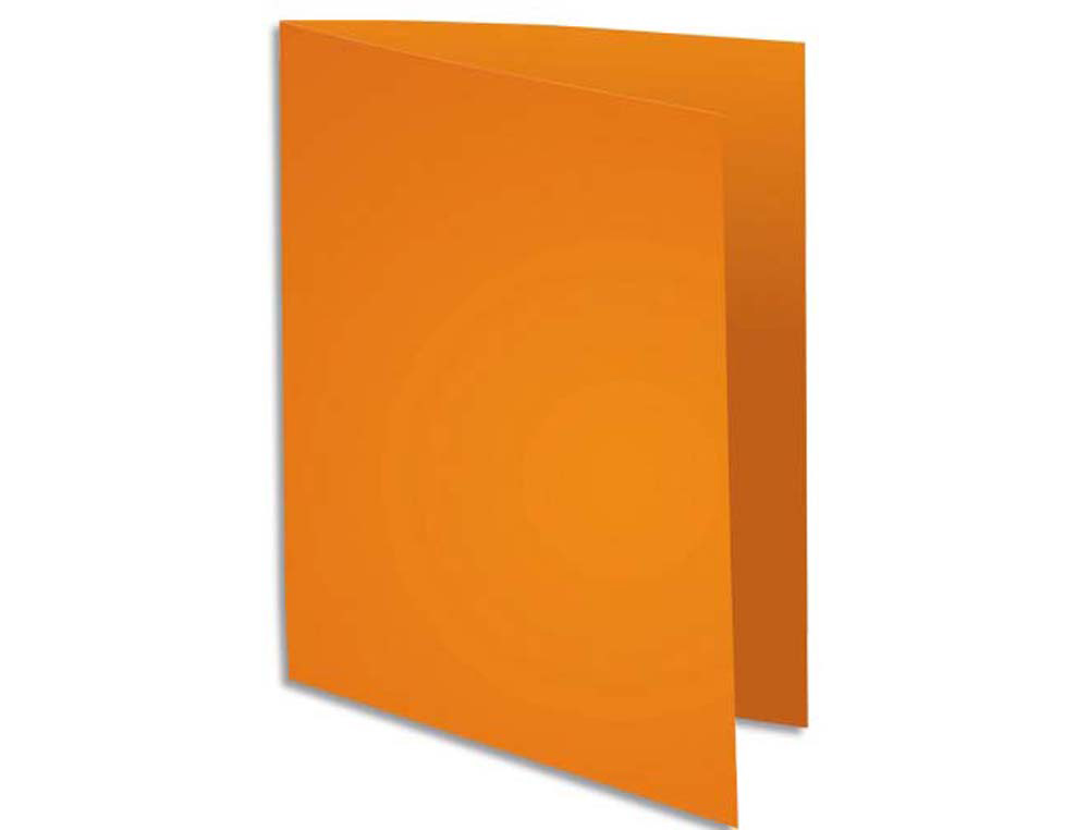 Chemise exacompta super carte 240x320mm 210g coloris orange pack 100 unités