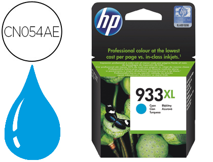 Cartouche d'encre original hp 933xl 825 p cyan
