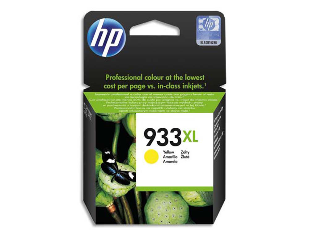Cartouche d'encre original hp 933xl 825 p jaune