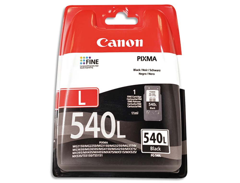 Cartouche d'encre original canon pg-540l 300 p noir