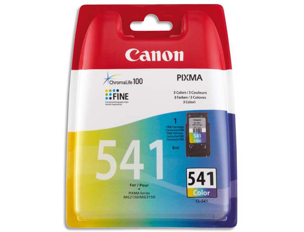 Cartouche d'encre original canon cl-541 205 p cyan/magenta/jaune pack 3 couleur