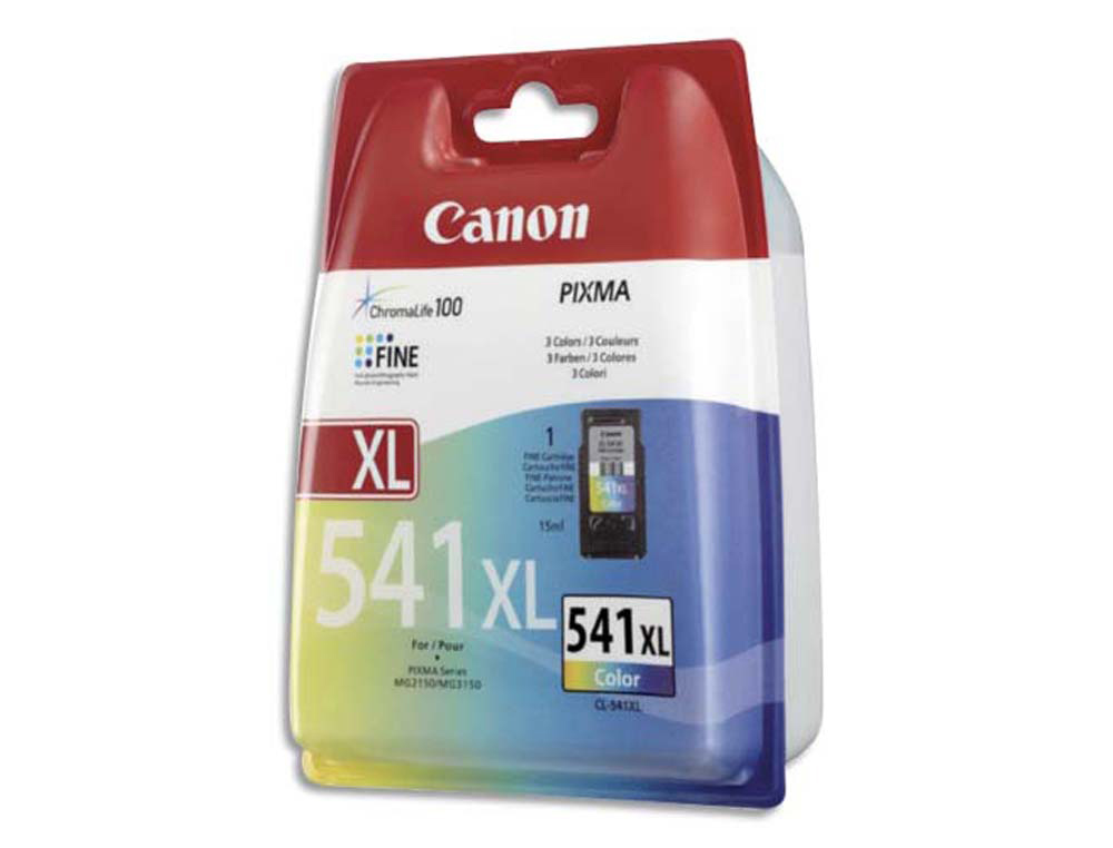 Cartouche d'encre original canon cl-541xl 250 p cyan/magenta/jaune pack 3 couleur