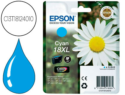 Cartouche d'encre original epson c13t18124010 450 p cyan